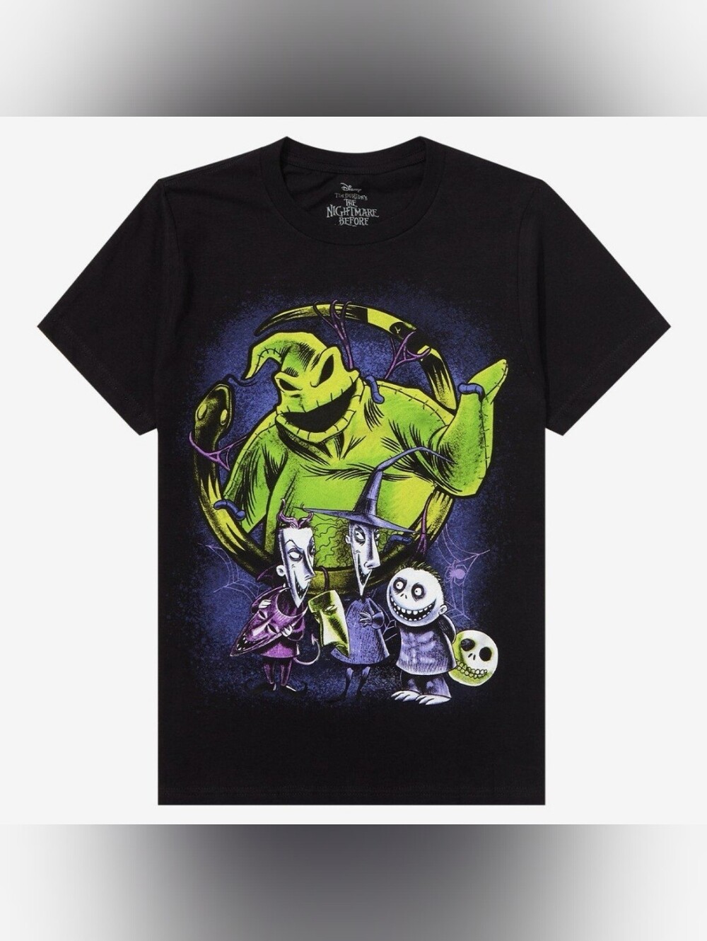 Nightmare Before Christmas Oogie Boogie Black Graphic Tee